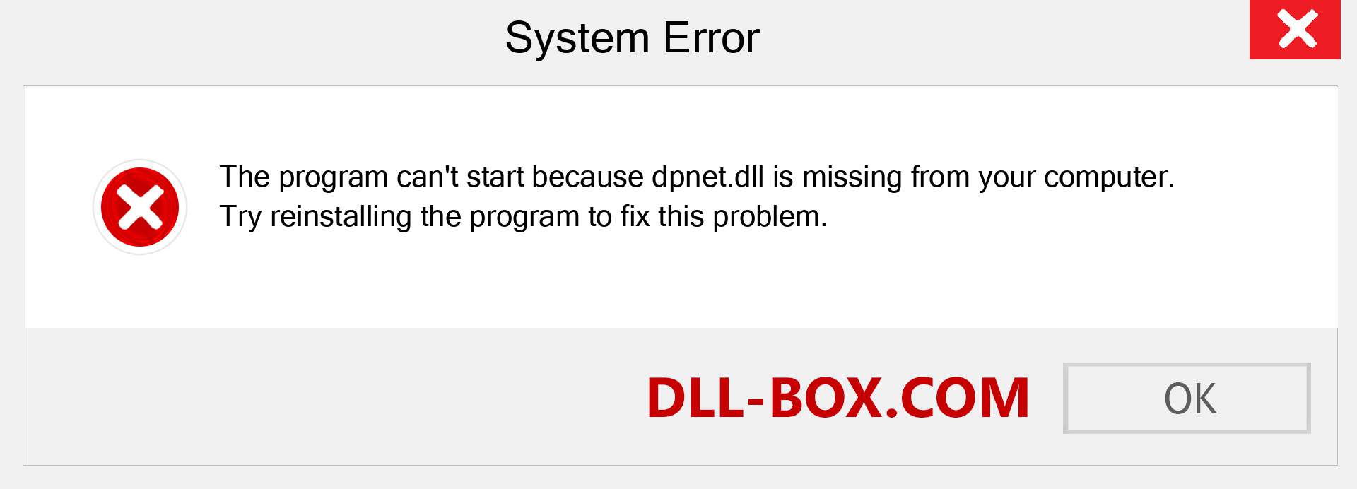  dpnet.dll file is missing?. Download for Windows 7, 8, 10 - Fix  dpnet dll Missing Error on Windows, photos, images